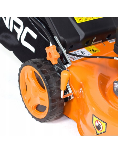 Lekka i zwrotna kosiarka spalinowa z napędem NAC LS40-130-LI 23 kg 130 cm³ 5902490743823 6