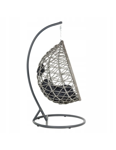 Ogrodowy fotel podwieszany z rattanu Copenhaga Meven 5902490745360 4