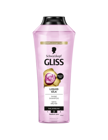 Szampon do włosów matowych 400ml GLISS Liquid Silk - Szampony do włosów