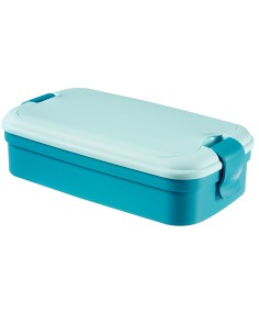 Niebieski pojemnik na jedzenie ze sztućcami 1,4l Curver 3253920768025 2
