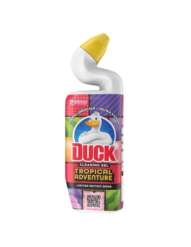 Zestaw do czyszczenia toalet Duck Tropical Adventure Krążki żelowe zestaw startowy + zapas + żel 750 ml  5