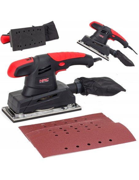 Oscylacyjna szlifierka mimośrodowa do drewna matali tworzyw NAC ES38-115-230, 380 W 5907510482799