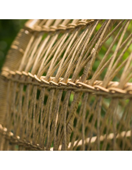 Szeroki fotel ogrodowy z rattanu Phuket Meven 83 × 73 × 145 cm 5900607534265 9