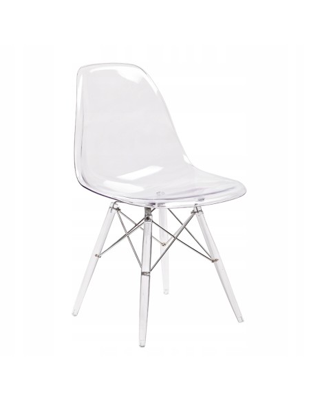 Transparentne krzesło skandynawskie MEVEN SPIRITO 5902490787322