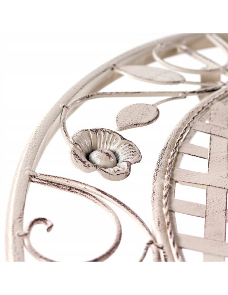 Rustykalny zestaw mebli ogrodowych z metalu Lavender Meven, stolik + 2 krzesła 5902490744288 11