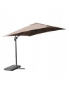 Boczny parasol ogrodowy z wysięgnikiem Meven Platinum Mokka 250 x 250 x 260 cm