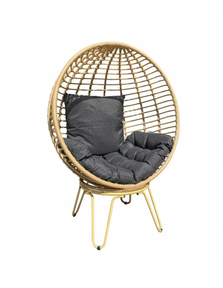 Nowoczesny fotel do ogrodu, na taras Samui Meven 74 x 107 x 149 cm 5902490744004