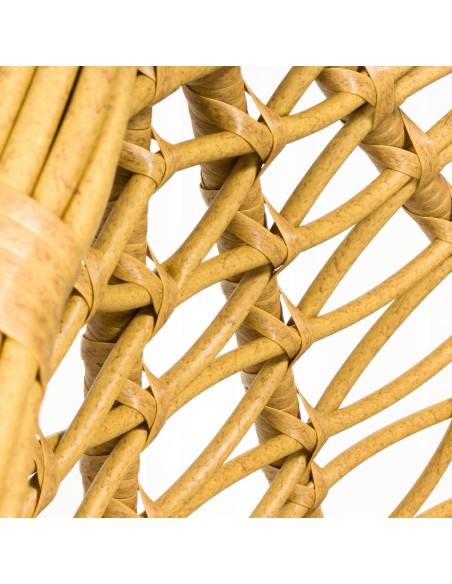 Podwójny wygodny fotel kokon podwieszany CELESTE DUO MEVEN, technorattan 5902490746114 3