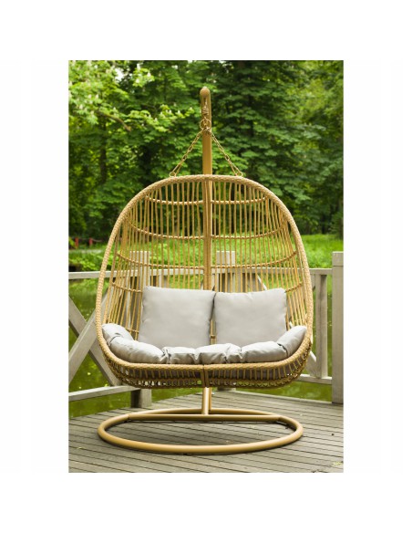 FOTEL OGRODOWY PODWIESZANY XXL BUJANY KOKON KOSZ 5900607534272 2