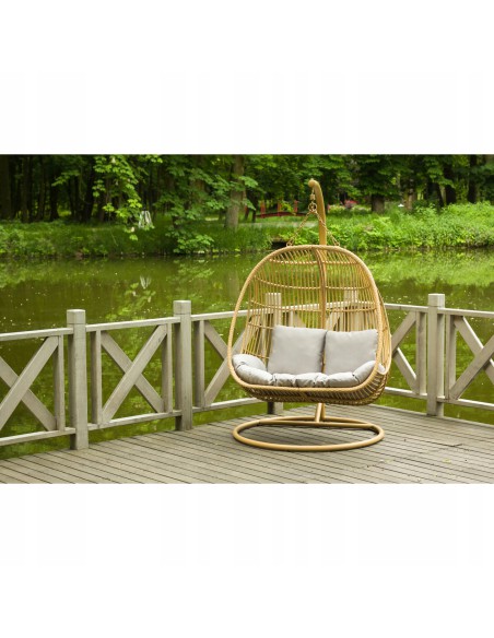 FOTEL OGRODOWY PODWIESZANY XXL BUJANY KOKON KOSZ 5900607534272 4