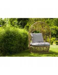 Beżowy fotel do ogrodu, na taras St. Tropez Meven 115 x 82 x 144 cm 5900607534258 2