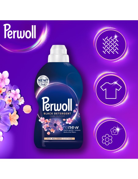 Płyn do prania ciemnych ubrań Perwoll Renew Dark Bloom 2L 40 prań - Żele i płyny do prania Płyn do prania ciemnych ubrań Perwoll Renew Dark Bloom 2L 40 prań 9000101809992 2