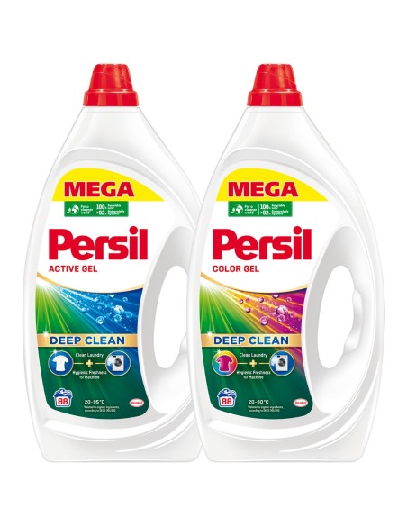 Zestaw żeli do prania Persil Gel do kolorów 88 prań + Persil Gel uniwersalny 88 prań 9000101566086