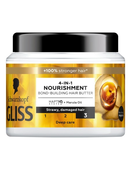 Odżywcza maska do włosów pozbawionych blasku i suchych Gliss Oil Nutritive 400 ml 9000101726053