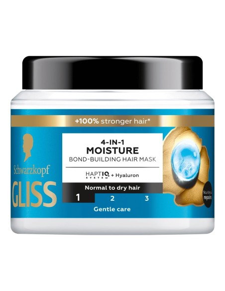 Nawilżająca maska do włosów normalnych i suchych Gliss Aqua Revive  400 ml 9000101726213