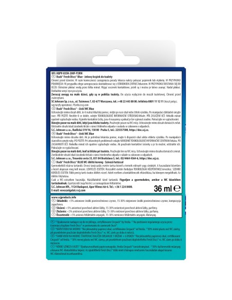 Zestaw startowy żelowe krążki do WC barwiące wodę Duck Aplikator + 6 krążków - Zawieszki i krążki do WC Zestaw startowy żelowe krążki do WC barwiące wodę Duck Aplikator + 6 krążków 5000204331363 2