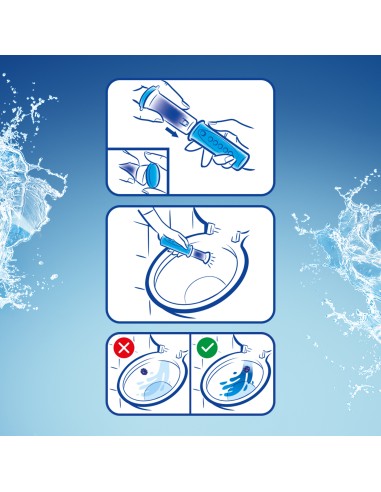 Zestaw startowy żelowe krążki do WC barwiące wodę Duck Aplikator + 6 krążków 5000204331363 5