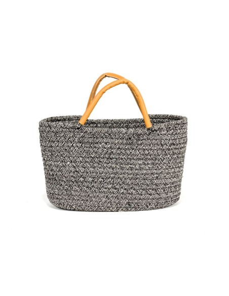 Pleciony kosz to przechowywania Cotton Oval MEVEN, 30x21x19cm 5902490743502 7