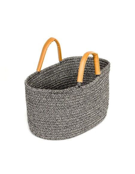 Bawełniany pleciony kosz Cotton Oval MEVEN, 38x26x30cm 5902490743526 6