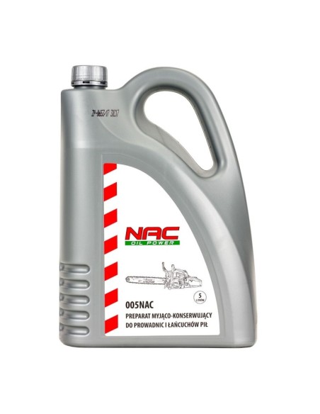 OLEJ do prowadnic i łańcuchów 5L- NAC SR 5L 5900607533923