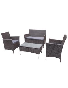 Zestaw mebli ogrodowych Fado Meven sofa + 2x fotel + stolik 5902490785700