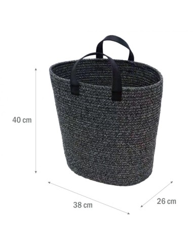 Sznurkowy kosz do przechowywania Cotton bag L MEVEN, 38x26x40 cm 5902490743519 5