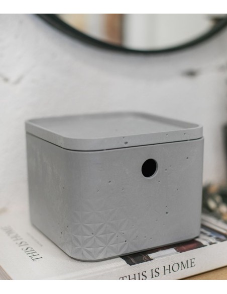 Pojemnik z pokrywką do przechowywania 3l Curver Beton 7290112632050 7