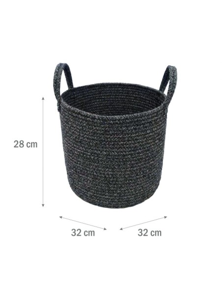 Sznurkowy kosz Cotton L MEVEN, 32x32x28 cm 5902490743557 5