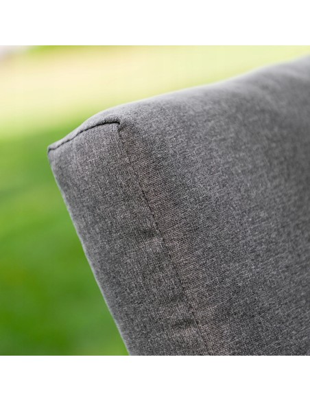 Zestaw szarych mebli ogrodowych z technorattanu Meven - 4 fotele + stół 5902490785717 6