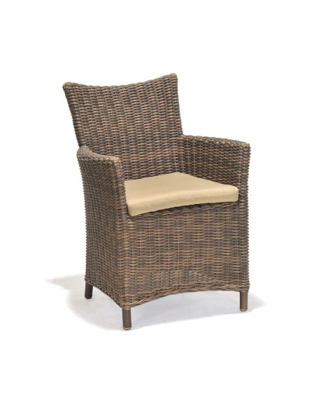 Rattanowy fotel ogrodowy Kolanta lekki 4 x 65 x 87 cm Meven Home & Garden 5705820284634