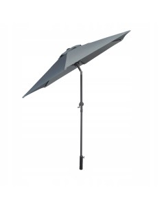 Szary parasol ogrodowy plażowy łamany Evelo Meven 210 x 220 cm 5902490786837 2
