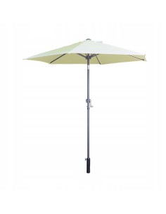 Przeciwsłoneczny parasol ogrodowy plażowy łamany Evelo Écru Meven 210 x 220 cm 5902490786868