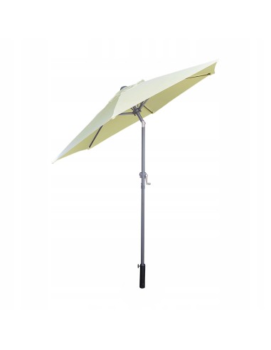 Przeciwsłoneczny parasol ogrodowy plażowy łamany Evelo Écru Meven 210 x 220 cm 5902490786868 2