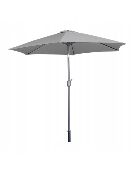 Łamany szary parasol ogrodowy Giotto Meven 270 x 230 cm 5902490786738