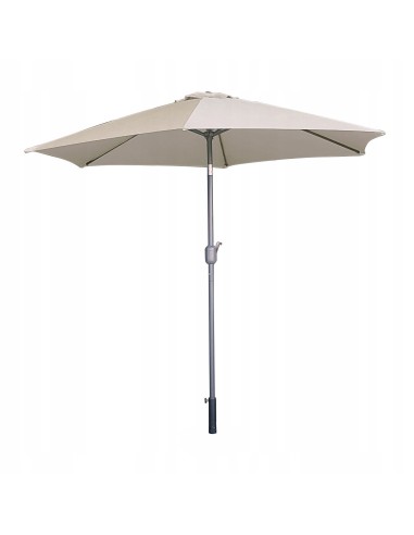 Łamany beżowy parasol ogrodowy Giotto Meven 270 x 230 cm 5902490786752