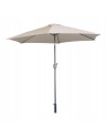 Łamany beżowy parasol ogrodowy Giotto Meven 270 x 230 cm