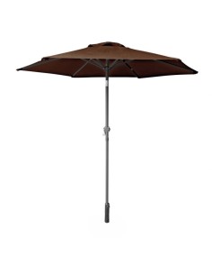 Łamany parasol ogrodowy plażowy Evelo Mokka Meven 210 x 220 cm 5902490786844
