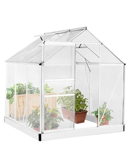 Szklarnia poliwęglanowa 190 x 190 x 195/121 cm Garden Master 5905842511637