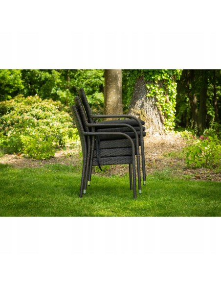 Zestaw mebli ogrodowych PAISO stół +  6 krzeseł + poduszki Meven 5902490742796 14