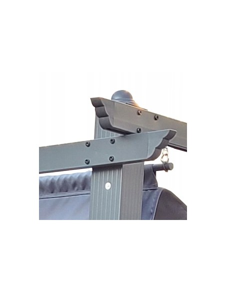 Aluminiowa pergola ogrodowa MEVEN  4×3 ×2,2 m 5902490785144 3