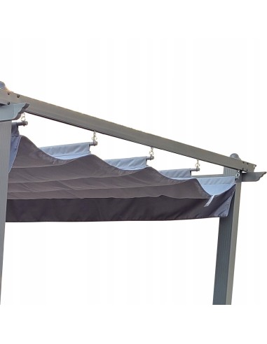 Aluminiowa pergola ogrodowa MEVEN  4×3 ×2,2 m 5902490785144 5