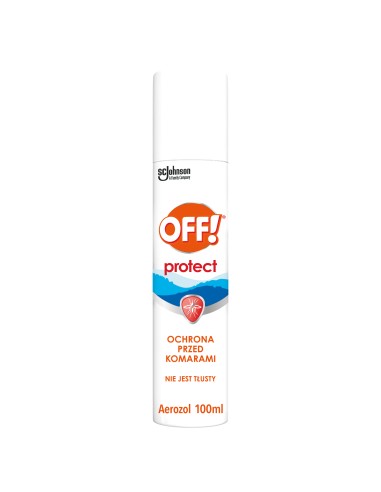 Odstraszający spray przeciwko owadom 15% DEET OFF!® Protect 100ml - Środki na komary i kleszcze