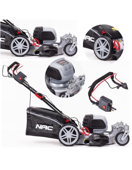 Mocna kosiarka elektryczna z silnikiem indukcyjnym 1800W NAC LE18-51-SIR-JR 5907510483741