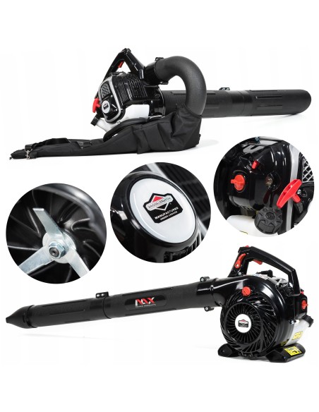 Niezawodny odkurzacz spalinowy dmuchawa do liści NAX 950V z silnikiem Briggs&Stratton 25 cm³ 5902490749894