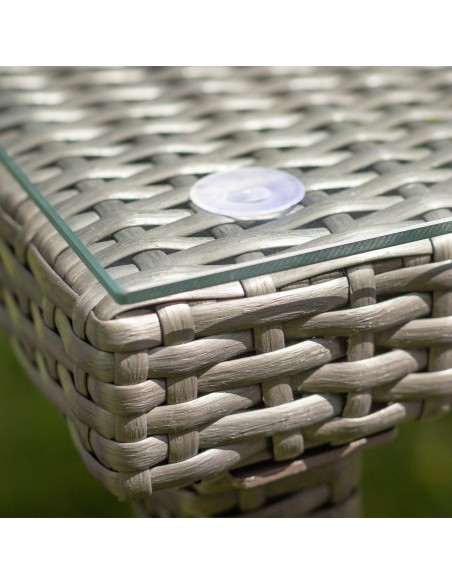 Ogrodowy zestaw mebli rattanowych PAISO Meven stół + 6 krzeseł - Zestawy mebli ogrodowych Ogrodowy zestaw mebli rattanowych PAISO Meven stół + 6 krzeseł 5902490745759 4