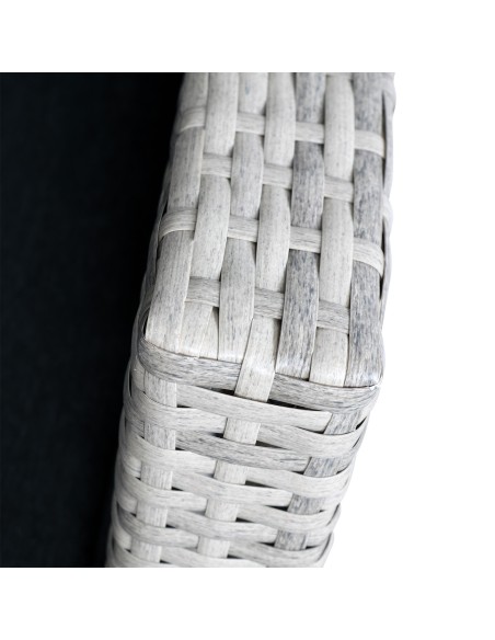 Ogrodowy zestaw mebli z narożnikiem jasnoszary PUERTO Meven, pięcioczęściowy 5905842511477 7