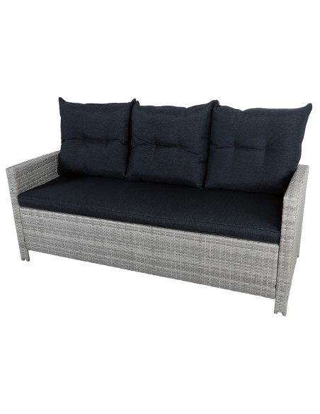 Ogrodowy zestaw mebli jasnoszary PUERTO Meven, sześcioczęściowy 5905842510005 4