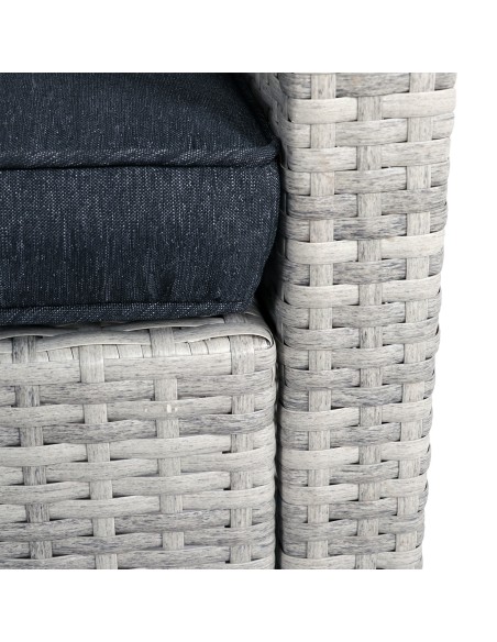 Ogrodowy zestaw mebli jasnoszary PUERTO Meven, sześcioczęściowy 5905842510005 7