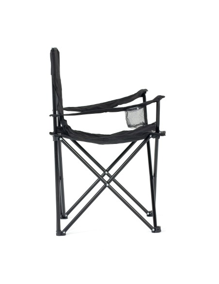 Składane krzesło turystyczne plażowe wędkarskie RICCO Meven, czarne 5905842511736 3