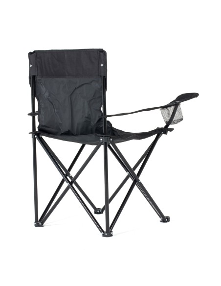 Składane krzesło turystyczne plażowe wędkarskie RICCO Meven, czarne 5905842511736 4